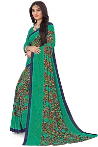 Fancy Women's Georgette Fancy Printed Sarees with Blouse piece-thumb2