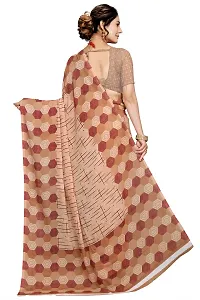 Fancy Women's Georgette Fancy Printed Sarees with Blouse piece-thumb1