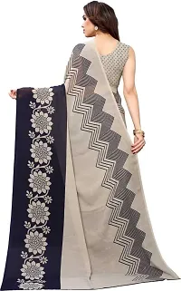 Fancy Women's Georgette Fancy Printed Sarees with Blouse piece-thumb1