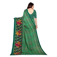 Fancy Women's Georgette Fancy Printed Sarees with Blouse piece-thumb1