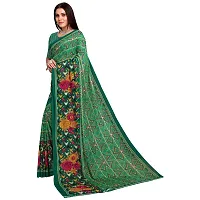 Fancy Women's Georgette Fancy Printed Sarees with Blouse piece-thumb2