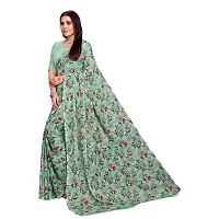 Fancy Women's Georgette Fancy Printed Sarees with Blouse piece-thumb2