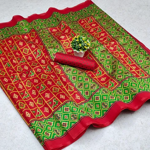 Fancy Women's Mysore Silk Sarees with Blouse Piece