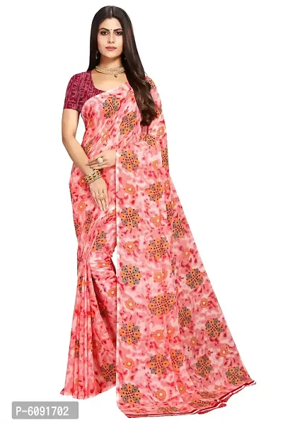 Fancy Womens Georgette Printed Sarees.