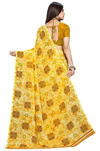 Fancy Womens Georgette Printed Sarees.-thumb1