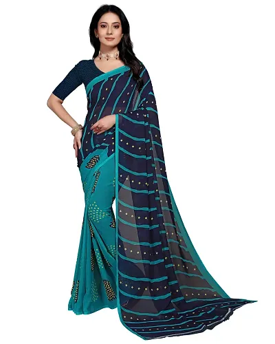 Fancy Women Georgette Saree with Blouse