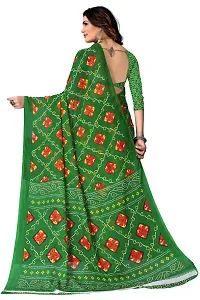 Stylish Fancy Georgette Printed Saree With Blouse For Women-thumb1