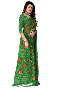 Stylish Fancy Georgette Printed Saree With Blouse For Women-thumb3