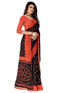 Stylish Fancy Georgette Printed Saree With Blouse For Women-thumb3