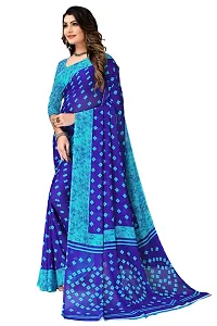 Stylish Fancy Georgette Printed Saree With Blouse For Women-thumb3