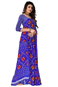 Stylish Fancy Georgette Printed Saree With Blouse For Women-thumb3