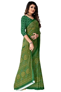 Stylish Fancy Georgette Printed Saree With Blouse For Women-thumb3