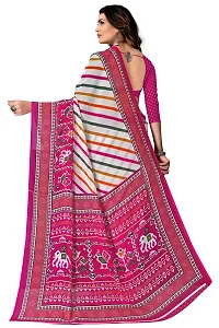 Stylish Fancy Georgette Printed Saree With Blouse For Women-thumb1