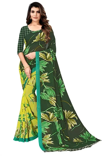 Classic Georgette Saree with Blouse Piece