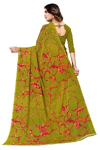 Classic Georgette Printed Saree with Blouse Piece-thumb1