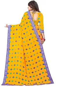 Trendy Women Georgette Sarees with Blouse Piece-thumb1