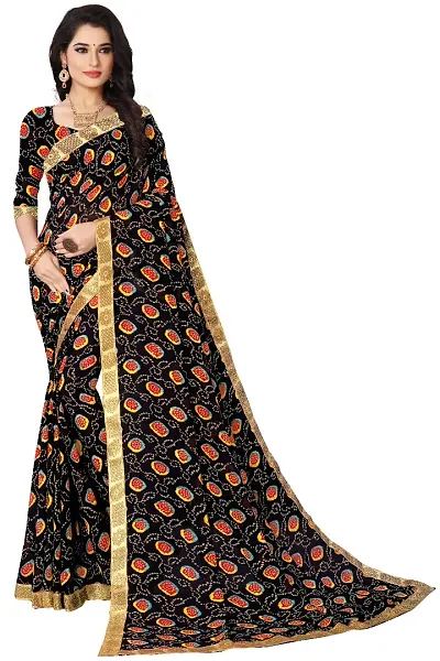 Fancy Georgette Sarees with Blouse Piece