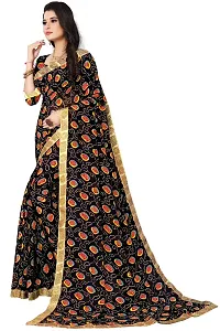 Trendy Women Georgette Sarees with Blouse Piece-thumb2