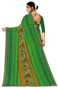 Trendy Women Georgette Sarees with Blouse Piece-thumb1