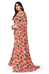 Kanooda Prints Fancy Floral Georgette Printed Saree-thumb2