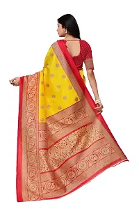 Stylish Women Art Silk Printed Saree with Blouse piece-thumb3