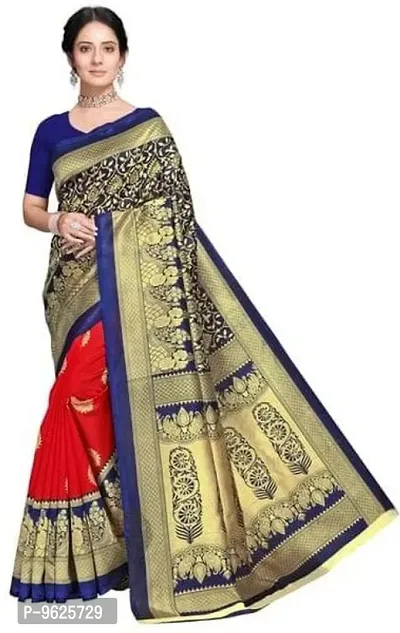 Trendy Women Mysore Silk Saree with Blouse piece-thumb0