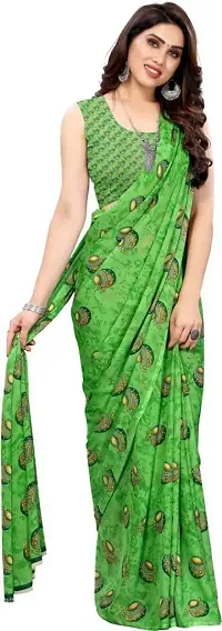 Elegant Georgette Saree with Blouse piece