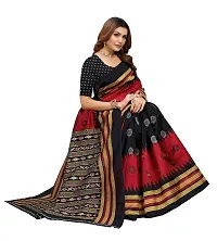 Beautiful Multicoloured Art Silk Printed Saree With Blouse Piece For Women-thumb2