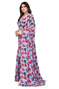 Kanooda Prints Fancy Floral Georgette Printed Saree-thumb2