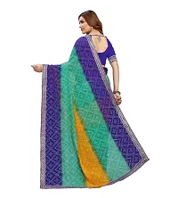 Stylish Women Georgette Printed Saree with Blouse piece-thumb2