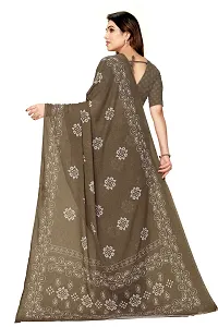 Stylish Women Georgette Printed Saree with Blouse piece-thumb1