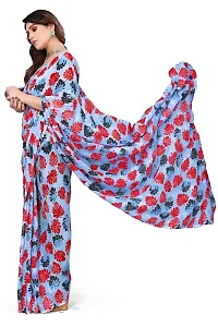 Kanooda Prints Fancy Floral Georgette Printed Saree-thumb3