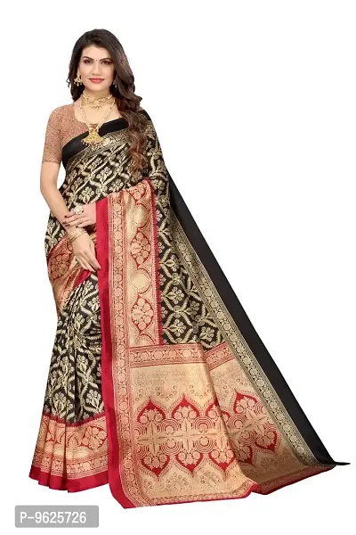 Trendy Women Mysore Silk Saree with Blouse piece