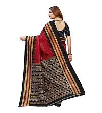 Beautiful Multicoloured Art Silk Printed Saree With Blouse Piece For Women-thumb1