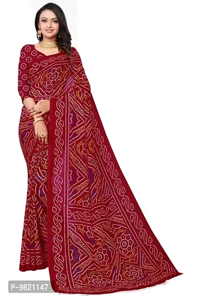 Fancy Georgette Saree with Blouse Piece for Women