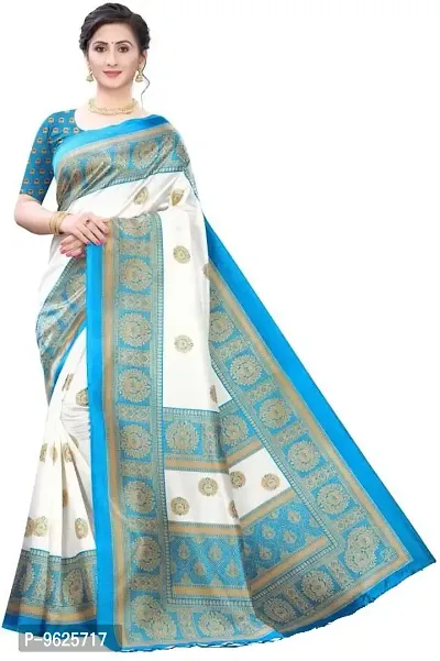 Trendy Women Mysore Silk Saree with Blouse piece-thumb0