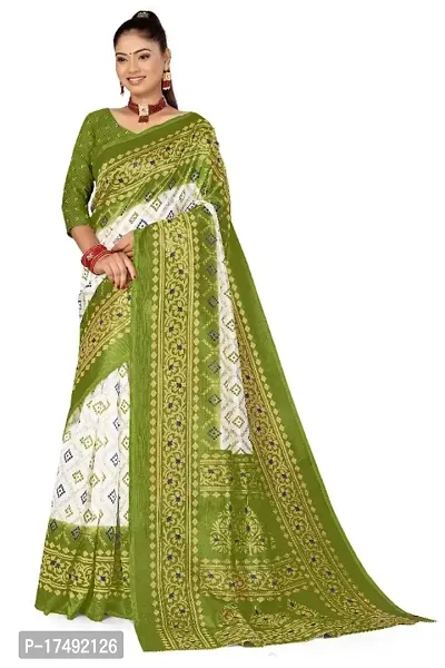 Stylish Women Mysore Silk Saree with Blouse piece