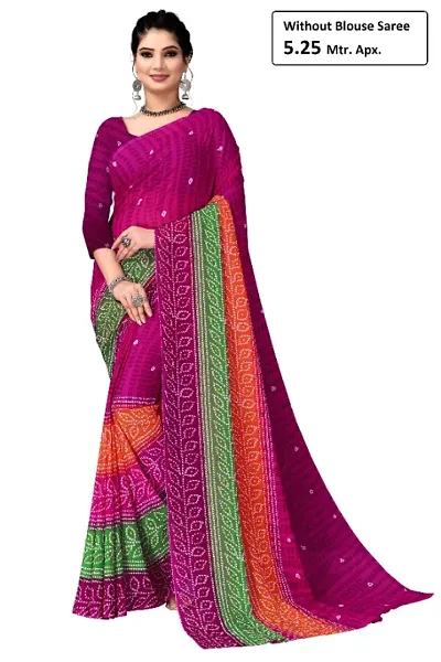 Best Selling Georgette Saree without Blouse piece