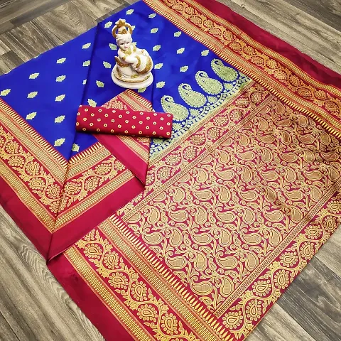 Art Silk Saree with Blouse Piece