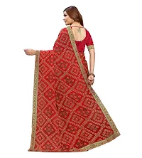 Fancy Women Georgette Printed Saree with Blouse-thumb3