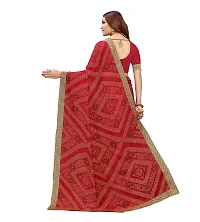 Fancy Women Georgette Printed Saree with Blouse-thumb2