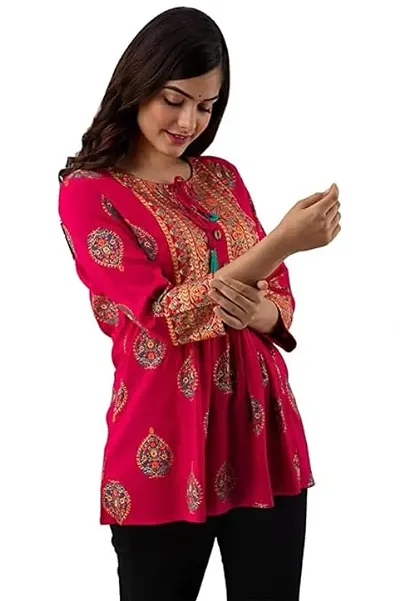 Stylish Women Rayon Kurta