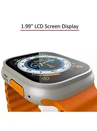 T 800 ULTRA  SMART WATCH  CALLING  (ORANGE STRAP ALL WATCH)-thumb3