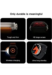 T 800 ULTRA  SMART WATCH  CALLING  (ORANGE STRAP ALL WATCH)-thumb1