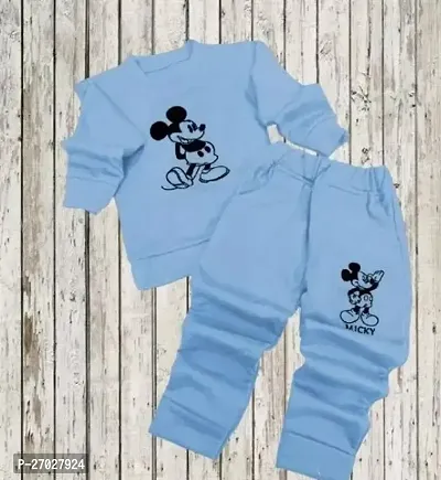 Fabulous Printed Blue Clothing Set For Boy-thumb0