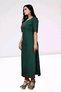 fancy tree solid cotton kurti for women-thumb2