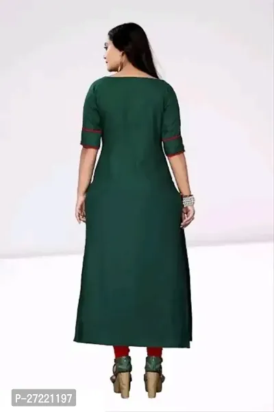 fancy tree solid cotton kurti for women-thumb4