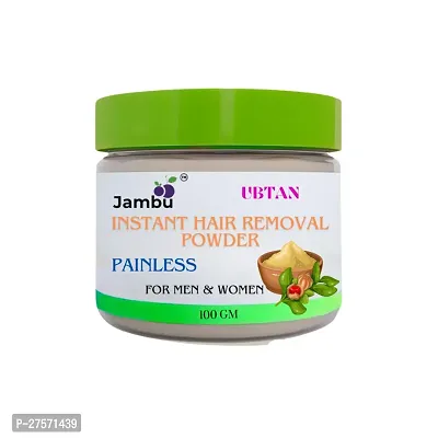 Jambu Painless Instant Hair Removal Premium Quality Waxing Powder For Men and Women - Ubtan Flavour-thumb0