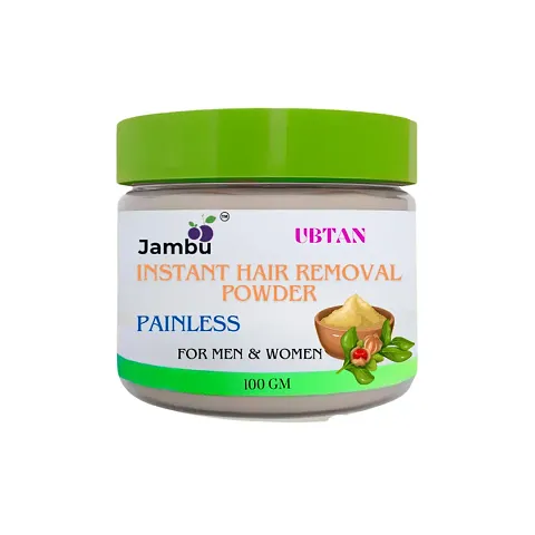 Jambu Painless Instant Hair Removal Premium Quality Waxing Powder For Men and Women - Ubtan Flavour