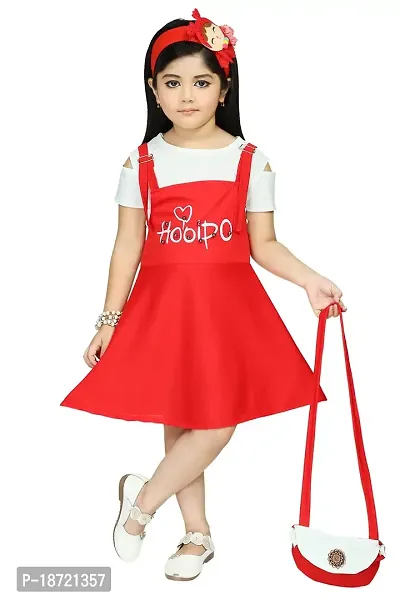 Highlight Fashion Premium Baby Girls Jhumpa-Pack of 1 (5-6 Years, Red)